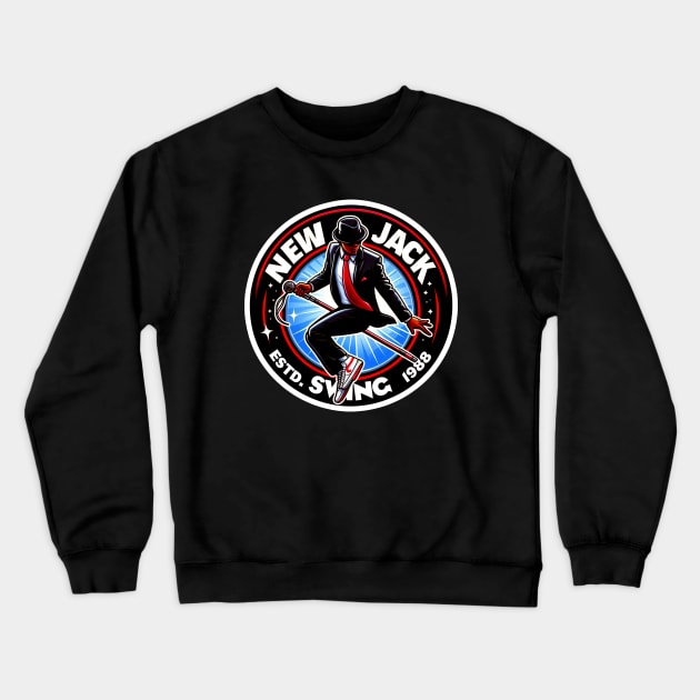 New Jack Swing V2 Crewneck Sweatshirt by PopCultureShirts